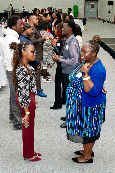 Speed networking at Founders Exchange Marketplace