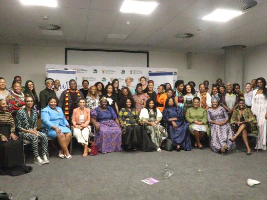 women group photo at a conference