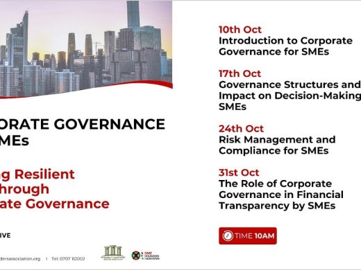 corporate governance webinars flyer